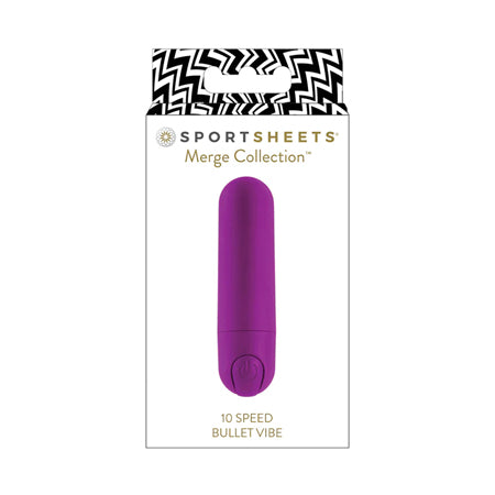 Sportsheets 10 Speed Bullet Vibe - Purple