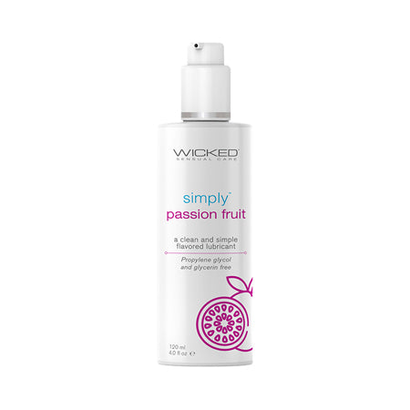 Wicked Sensual Care Simply Water Based Lubricant - 4 oz Passion Fruit