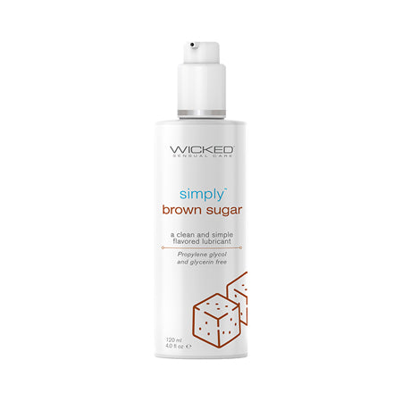 Wicked Sensual Care Simply Water Based Lubricant - 4 oz Brown Sugar