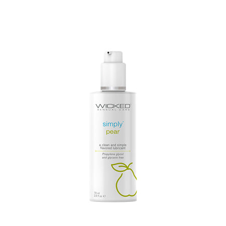 Wicked Sensual Care Simply Water Based Lubricant - 2.3 oz Pear