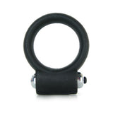 Vibrating Silicone Cock Ring 2 Inch Black
