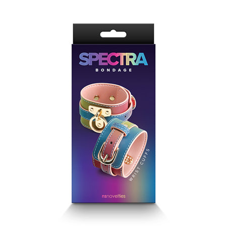 Spectra Bondage Wrist Cuff - Rainbow
