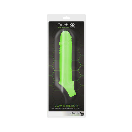 Smooth Stretchy Penis Sleeve - Glow in the Dark