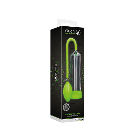 Shots Ouch Classic Penis Pump - Glow in the Dark