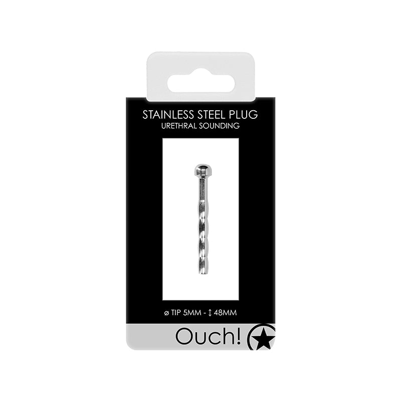 Ouch Urethral Sounding Metal Plug 5mm