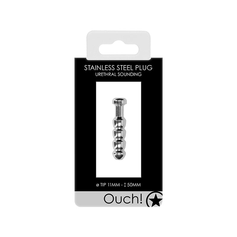 Ouch Urethral Sounding Metal Plug 11mm