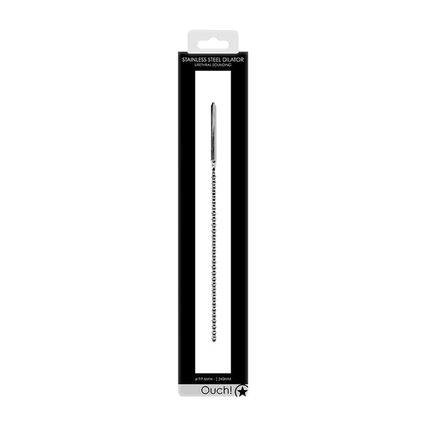 Ouch Urethral Snding Mtl Dltr Bead 6mm