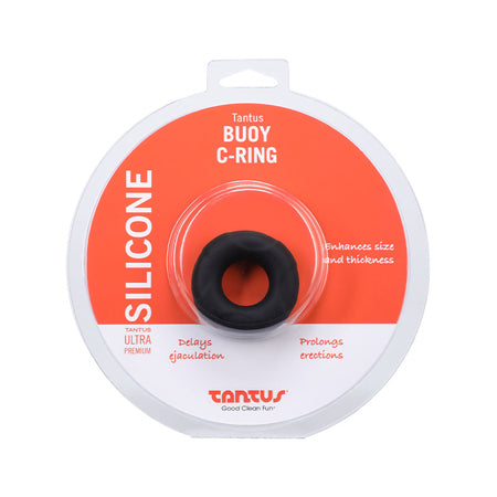 Tantus Buoy C Ring - Medium Onyx