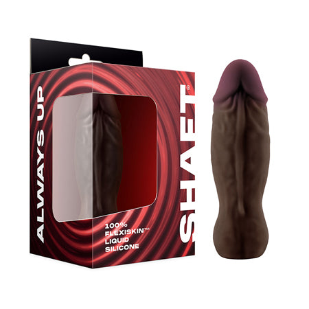 Shaft Flexskin Liquid Silicone Bullet - Mahogany