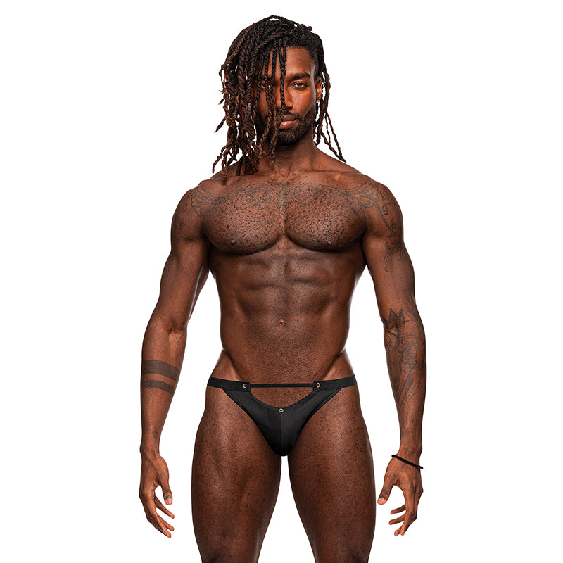 MP Magnificence Micro V Thong Black LXL