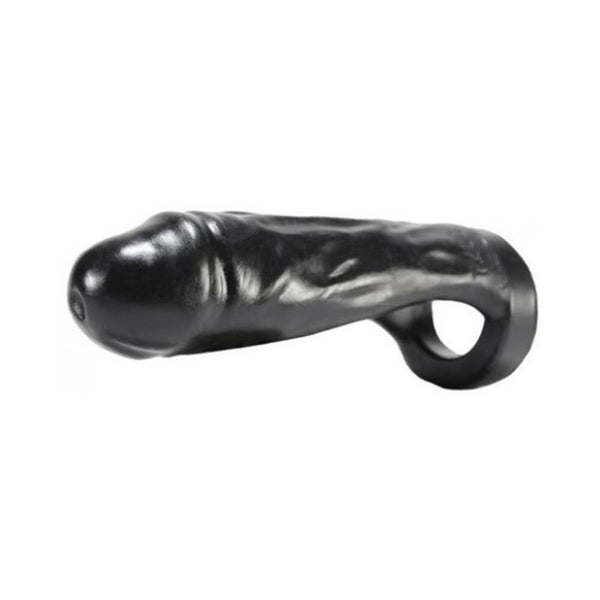 Thug Silicone Double F'er Strapless Dildo 8" - Black