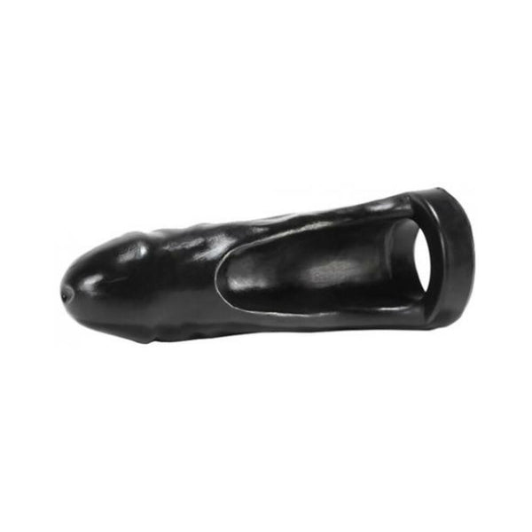 Thug Silicone Double F'er Strapless Dildo 8" - Black