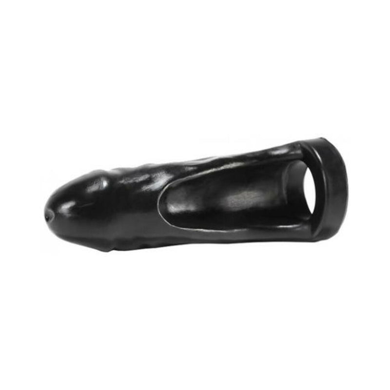 Thug Silicone Double F'er Strapless Dildo 8" - Black