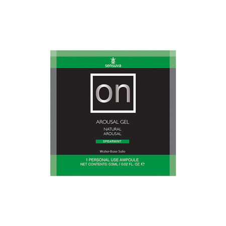 ON For Her Arousal Gel Single Use Packet - 6 ml Spearmint