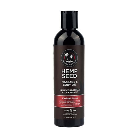 Earthly Body Massage & Body Oil - 8 oz Kashmir Musk