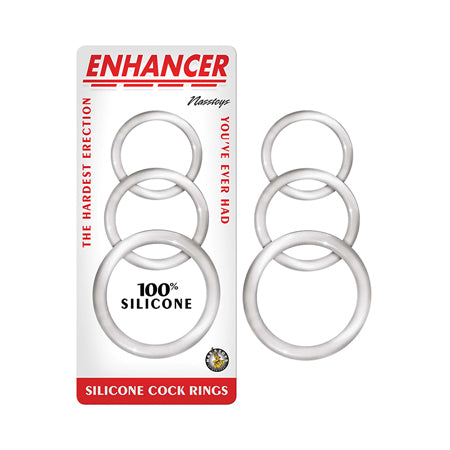 Enhancer Silicone Cockrings - Clear