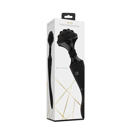 Vive Shiatsu Bendable Wand Black
