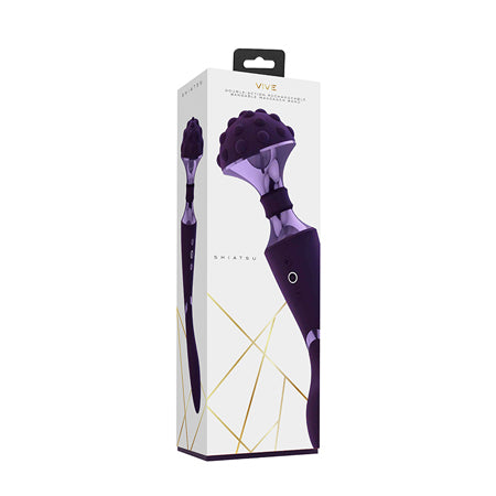Vive Shiatsu Bendable Wand Purple