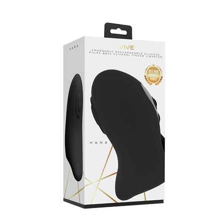 Vive Hana Pulse Wave Finger Vibe Black
