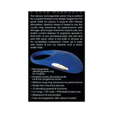 Adam & Eve Rechargeable Couples Penis Ring - Blue