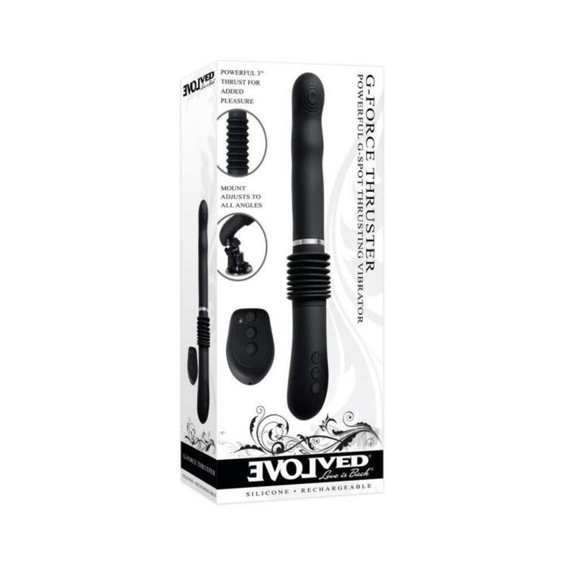 Evolved G-force Thruster Rechargeable Silicone - Black