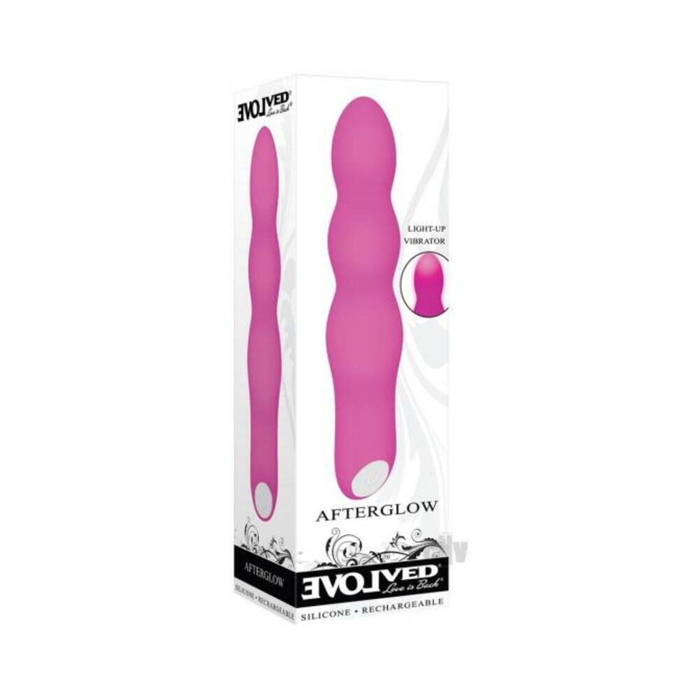 Evolved Afterglow Light Up Vibrator - Pink