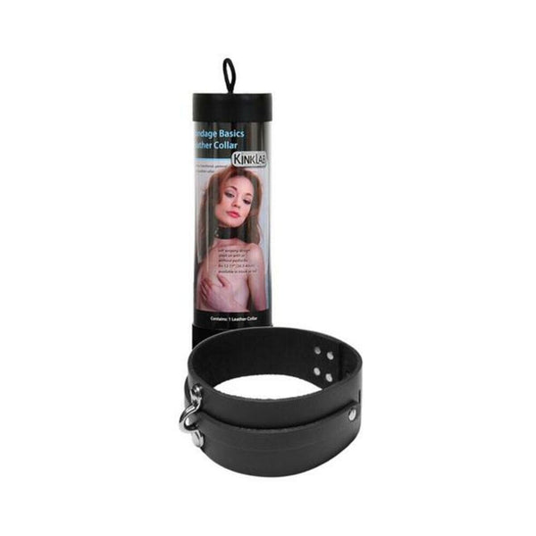 Kinklab leather bondage collar