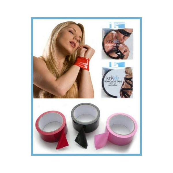 BONDAGE TAPE MALE BLACK