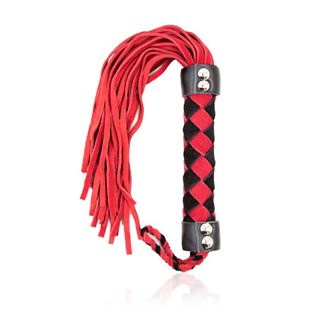 Plesur 15.5 in. Leather Flogger Red