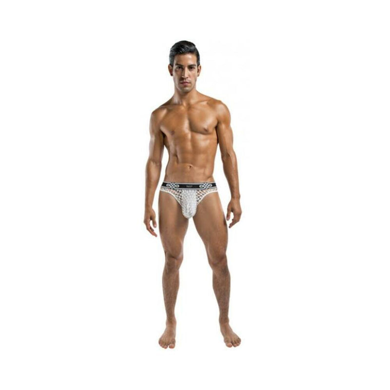 Peep Show Lo Rise Thong White Small/Medium