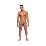 Pride Fest Contoured Pouch Mini Shorts Rainbow XL