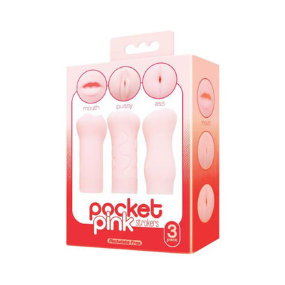Pocket Pink Strokers 3 Pack