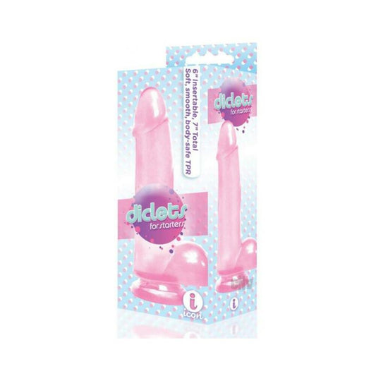 The 9's Diclets 7" Jelly Tpr Dong Pink