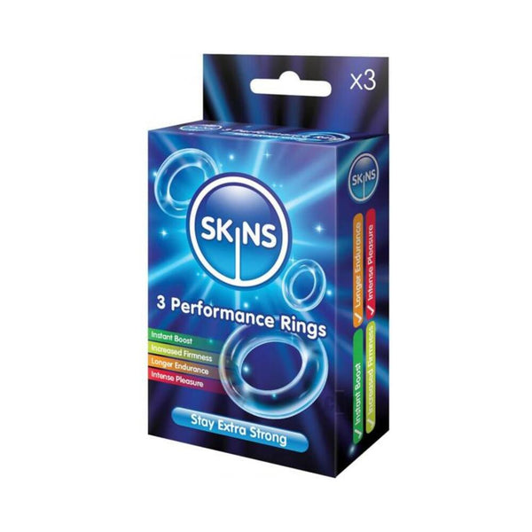 Skins Performance Ring 3 Pack Cock Rings
