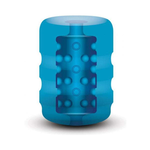 Zolo Backdoor Beaded Texture Pocket Stroker Blue