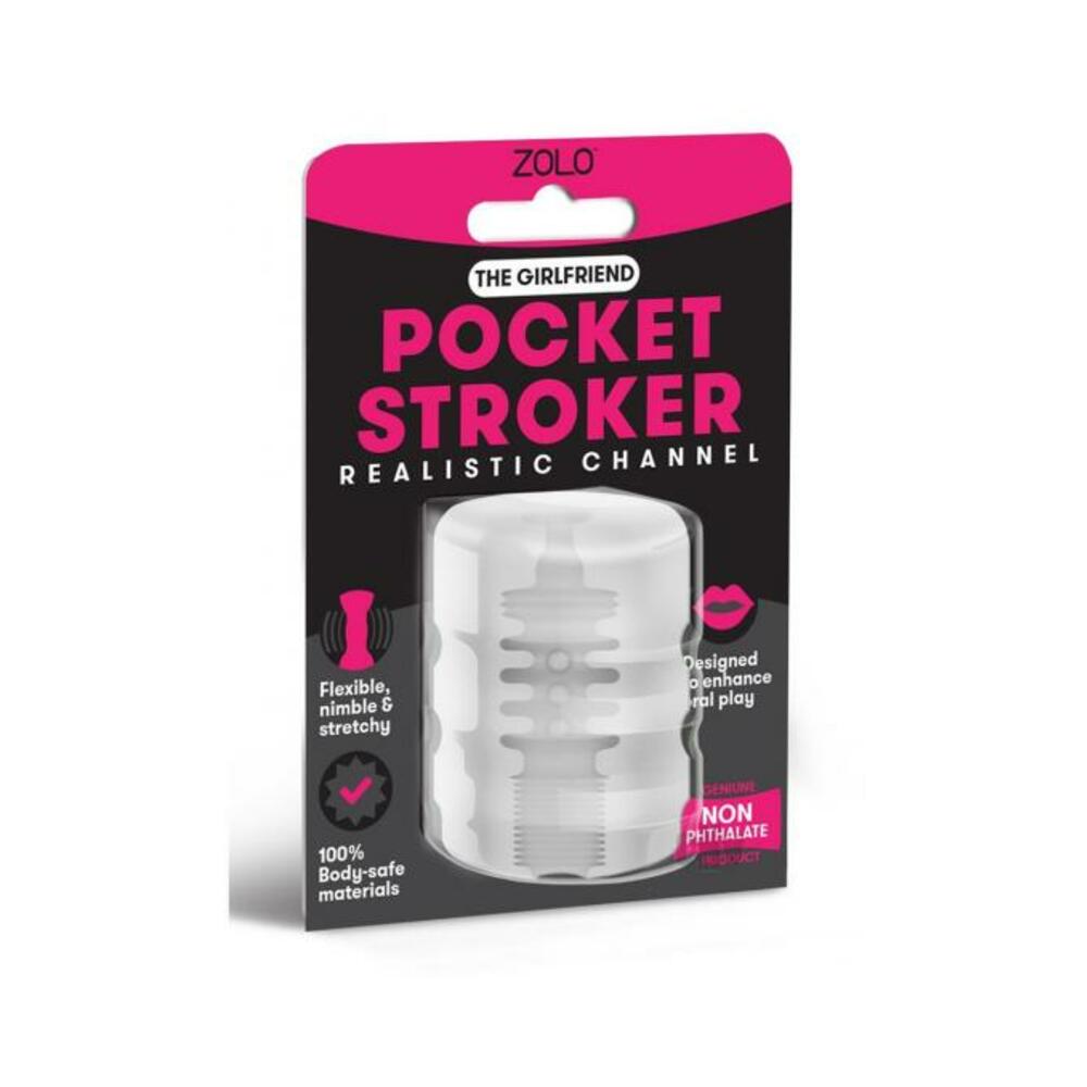 Zolo The Girlfriend Pocket Stroker White