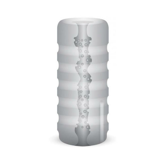 Zolo Girlfriend Squeezable Vibrating Stroker White