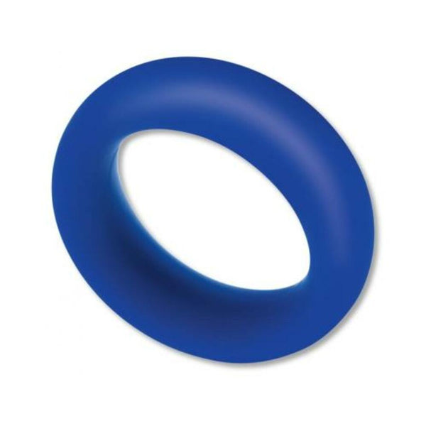 Zolo Extra Thick Silicone Cock Ring - Blue