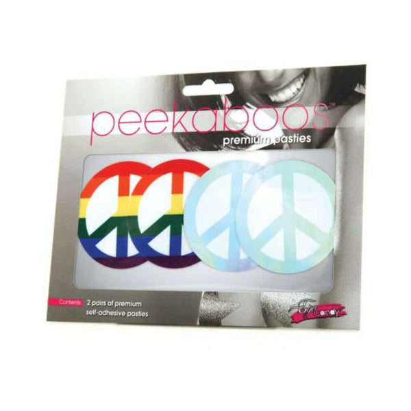 Peekaboos Pride Peace Sign - Pack Of 2