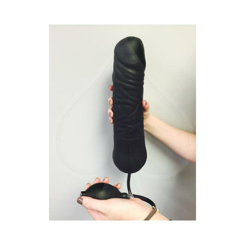Leviathan Giant Inflatable Dildo Black