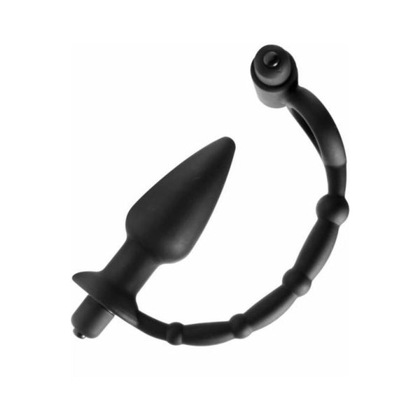 Viaticus Dual Cock Ring And Anal Plug Vibe