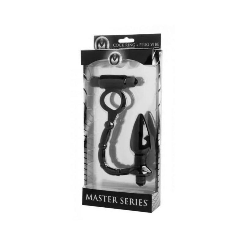 Viaticus Dual Cock Ring And Anal Plug Vibe