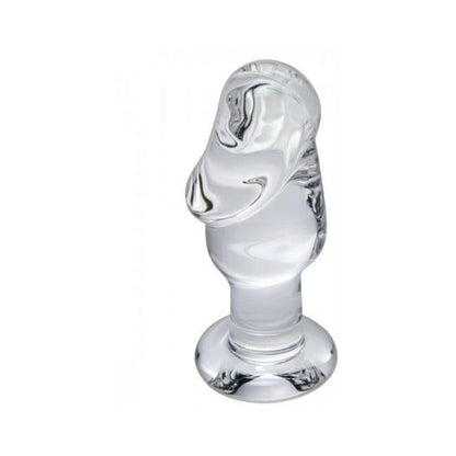 Asvini Glass Penis Anal Plug Clear