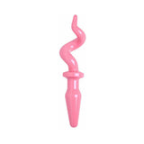 Piggy Tail Butt Plug Pink
