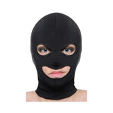 Facade Spandex Hood With Eyes And Mouth Holes Black O/S