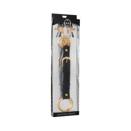 Penitentiary Nipple Clamps And Cock Ring Set