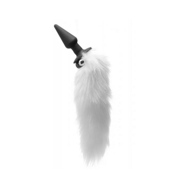 Foxxxy Fanny Tail Vibe White Anal Plug