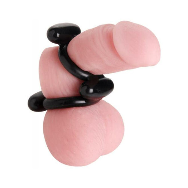 Dual Stretch to Fit Cock and Ball Ring