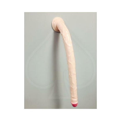 Raging Cockstars Long Dong Leo 18 Inch Dildo Beige
