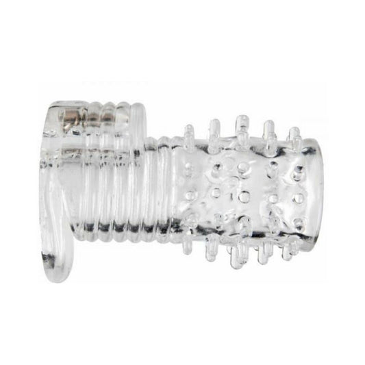 Clear Sensations Vibrating Textured Sleeve